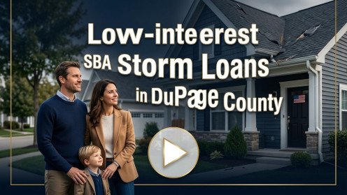 Low-Interest SBA Storm Loans in DuPage County | Check out the Move Meter at www.gloriaNow.com and learn more about your next home location.